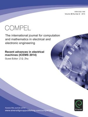 cover image of COMPEL - The International Journal for Computation and Mathematics in Electrical and Electronic Engineering, Volume 35, Number 2